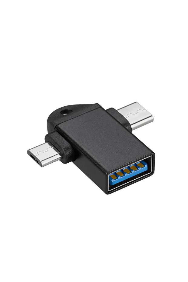1pc 1/2/3pcs USB C/Micro USB to USB OTG Adapter, USB C to A Male to Female Adapter for Samsung Googl