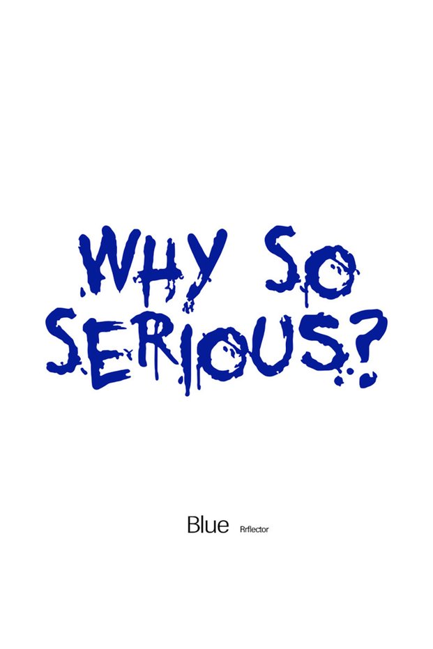 13X6.5CM Blue 1PC Why So Serious Joker Waterproof Stickers Motorcycle Stickers for Motorbike Fuel Ta