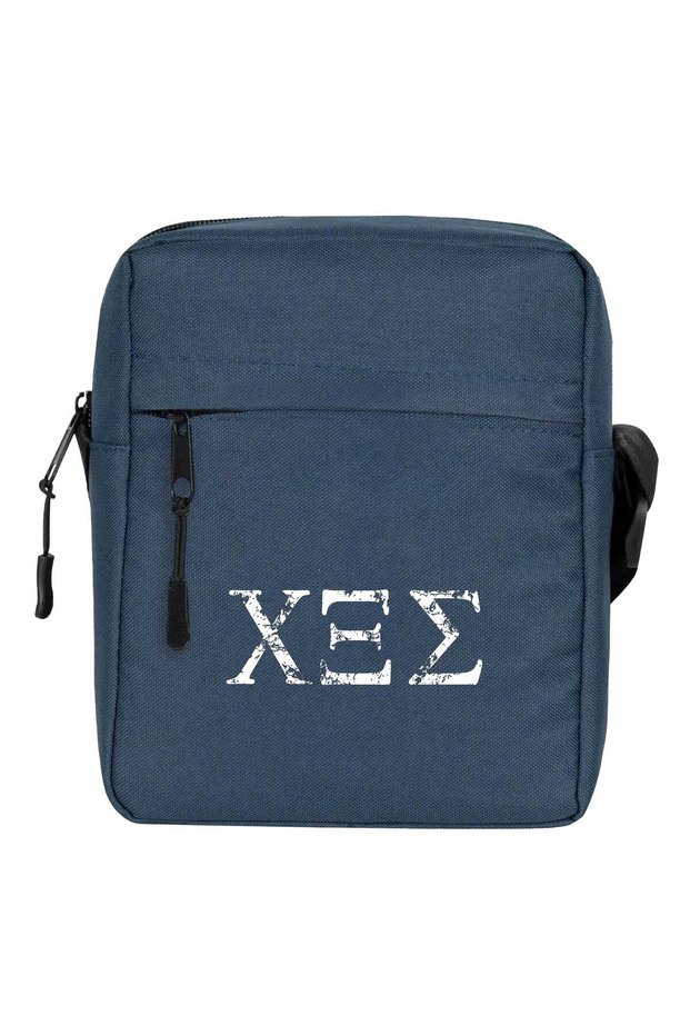 Rotting Christ Logo Shoulder Bag Navy Blue Color
