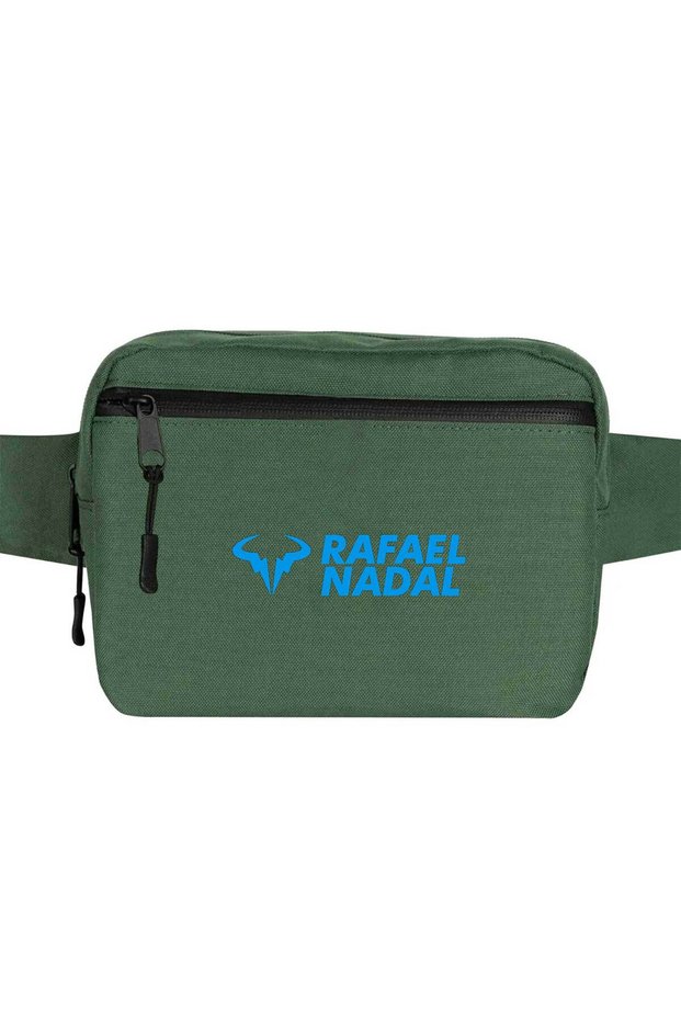 Rafael N. Blue Logo Text Waist Bag Green Color