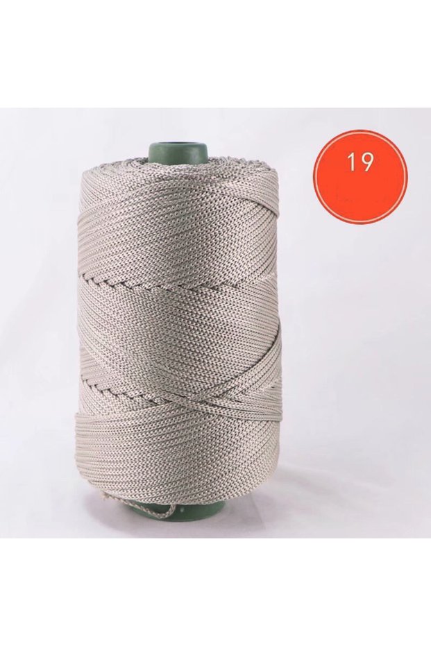 19 Grey Camel 225g Lightweight Ice Silk Thread Handcrafted for Summer Cool Hats, Sun Hats, Storage B