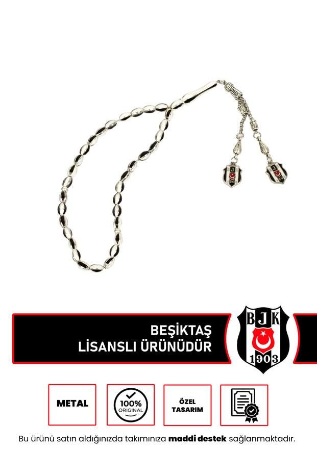 Black-White Metal Rosary
