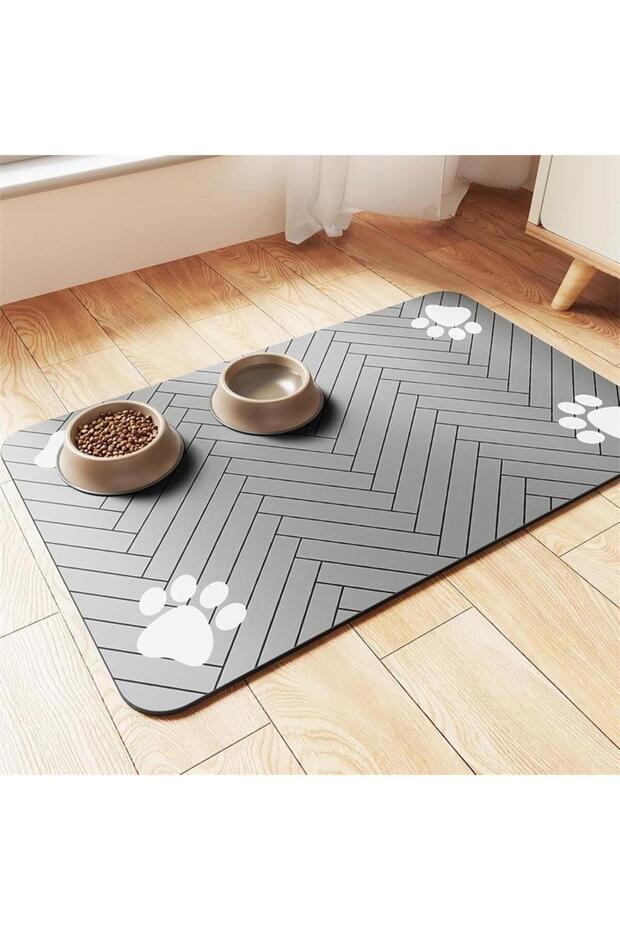 30X50cm A ✰✪Diatomaceous Mud Absorbent Pet Placemat For Food And Water Bowl With Waterproof Quick-Dr