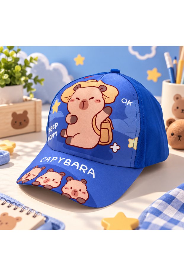 Girl Boy Children's Summer Capybara Capybara Cute Animal Hat