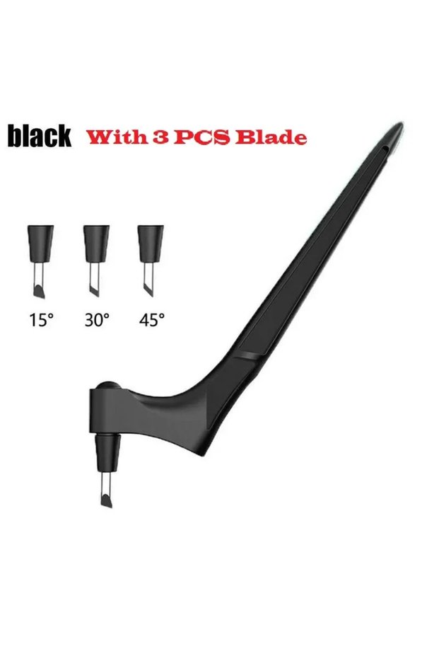 black set 1/3sets Craft Cutting Tools Kit 360 Degree Rotating Gyro Cutting Tools Art Cutting Tools w