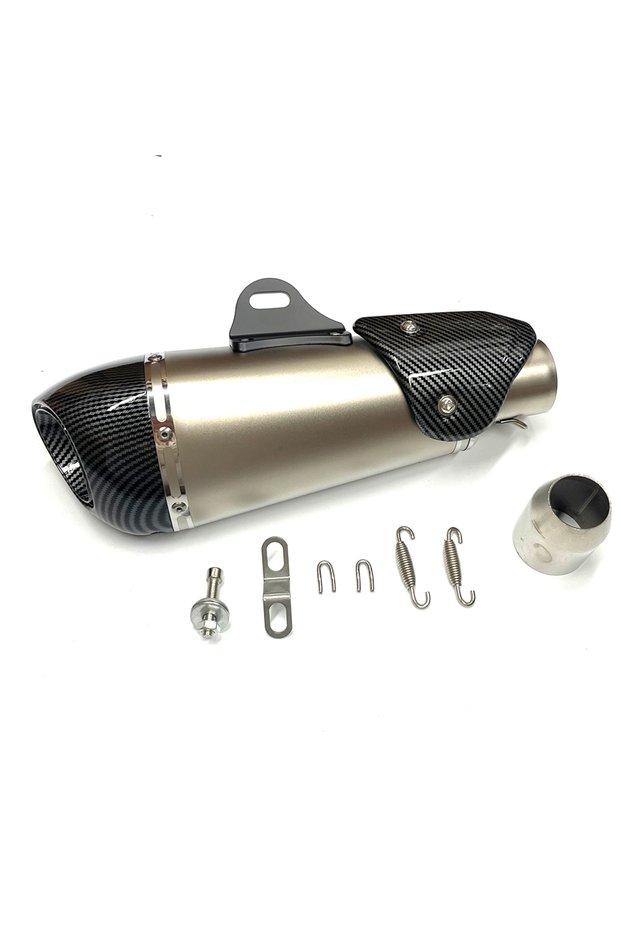 Type D Universal 51mm motorcycle exhaust alpha muffler for R3 MT07 FZ1 R6 R15 ZX6R ZX10 Z900 Z400 10