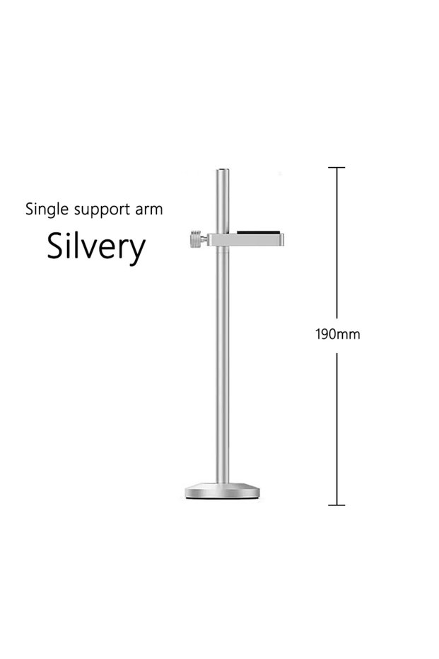 Single Silvery Aluminum Universal Graphics Card Holder For RX 580 RTX4090 4060/4070/4080/4090 RX 660