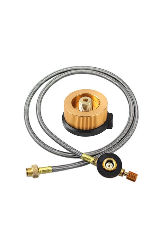 1M Line Adapter Outdoor Camping Gas Tank Inflation Connection Pipe Extension Line 1M Flat Gas Tank C