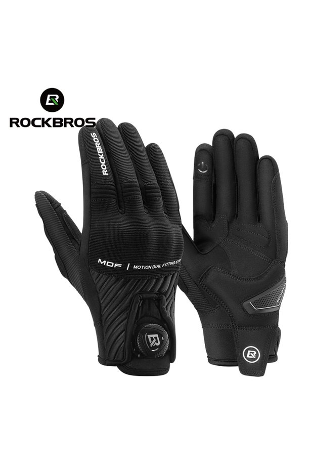 S MT017 SBR Palm Pad Gloves Shock Absorption Autumn Winter Gloves Breathable Wrist