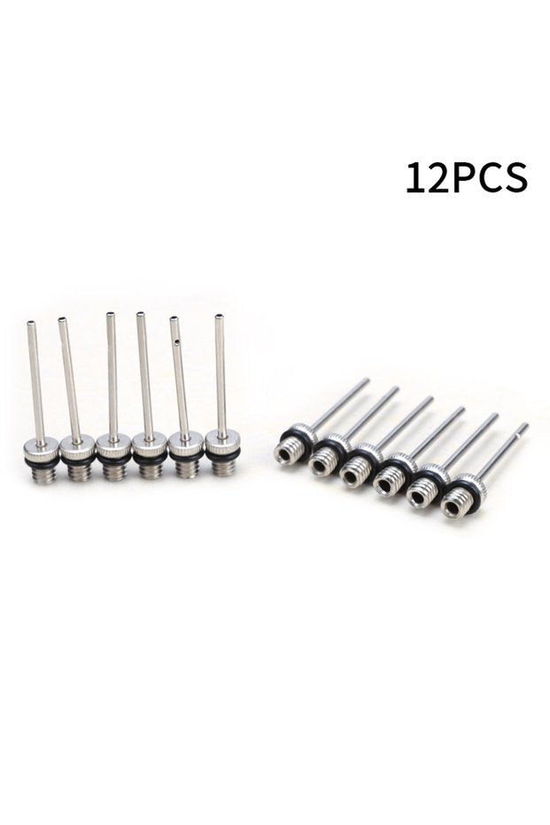12 pcs 6/12 Pcs Inflatable Needles Basketball Soccer Volleyball Inflatable Needles Balls Universal N