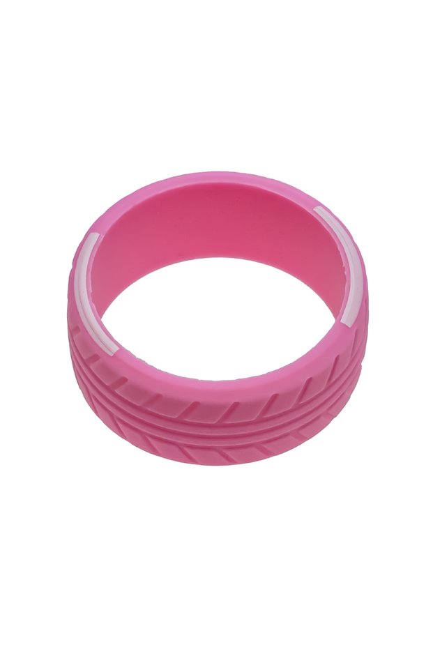 Pink Silicone Steering Wheel Cover for RC Transmitter - Universal Grip for Futaba NB4, 7PX, Traxxas