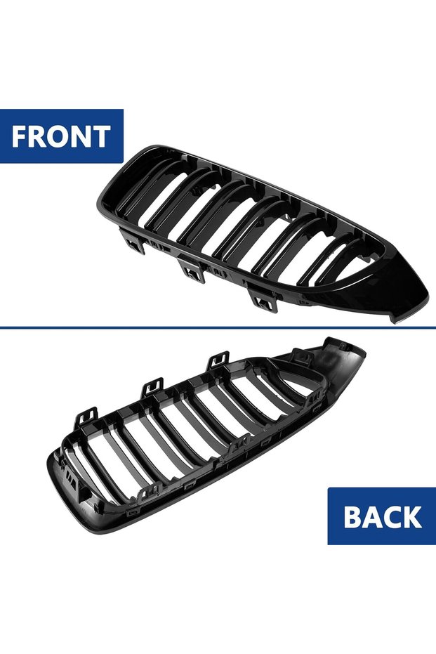 Gloss Black F32 Grille,Front Kidney Grille Grill Compatible for 4 Series F32 F33 F36 (2013-2019) M3
