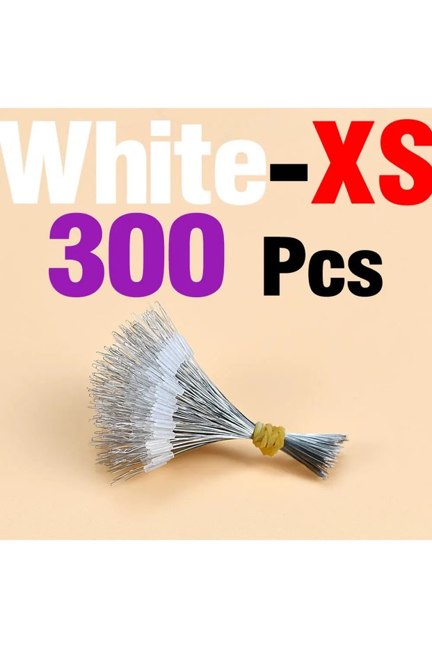 White XS MNFT 300pcs/Pack Silicon Fishing Line Space Bean Stoppers Cylinder Oval Float Sinker Stops