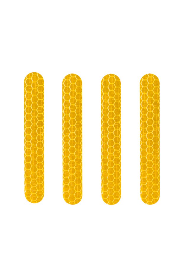 YELLOW Front Rear Wheel Cover Eflective Sticker for Ninebot Max G30 Electric Scooter Warning Dustpro