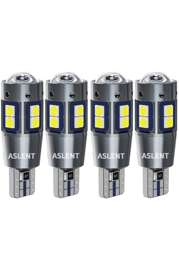 WHITE 4Pcs W5W T10 LED Canbus Light Bulbs White Ice blue for Car Interior Dome Light Trunk Lamp Park