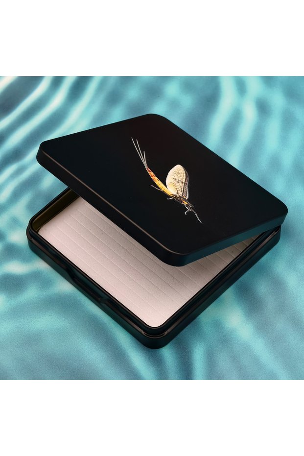 FCP29T-2759-B ANFS 1pc Metal Fly Fishing Box with EVA for Easy Bait & Hook Organization, Fishing Acc