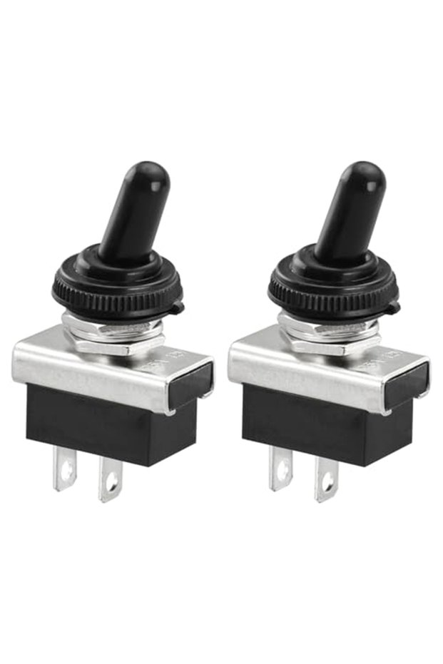 2pcs 2PCS Toggle Switch KN3D-101 On/Off Switch 25A 12V 2 Pin Locking Electronics SPST SPDT DPDT Powe