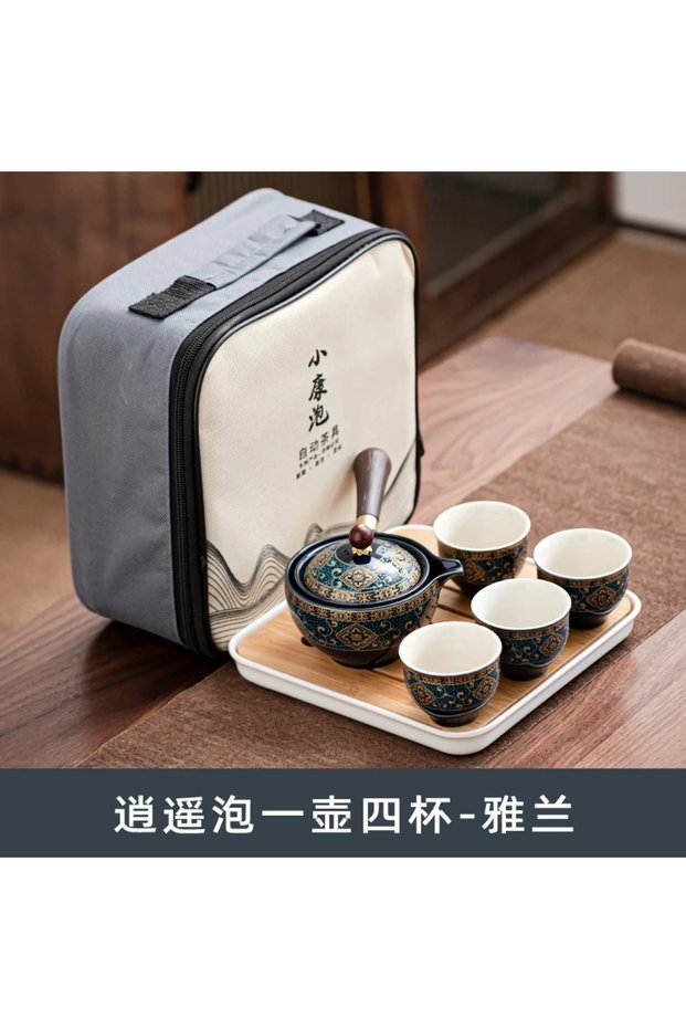 suit A Chinese Kung Fu Tea Set Sand Ceramic Tea Set Travel Kung Fu Tea Set Gift Porcelain Purple Cla