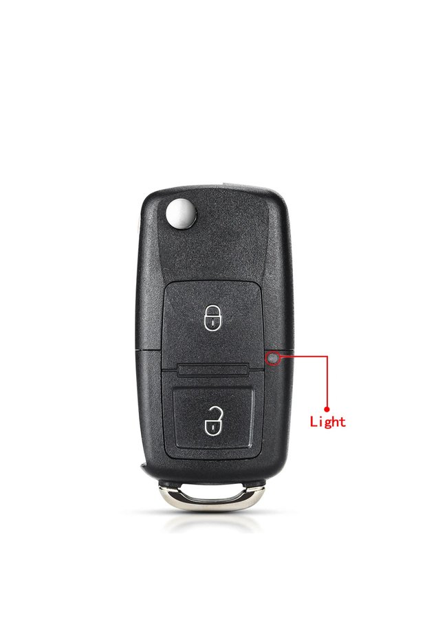 Model 2 KEYYOU Flip Car Key Shell Case For Volkswagen VW Polo Passat B5 Tiguan Golf 4 Seat Skoda