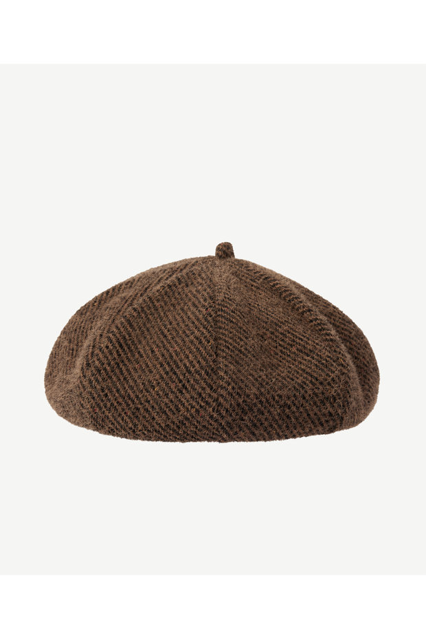 Herringbone Patterned French Beret