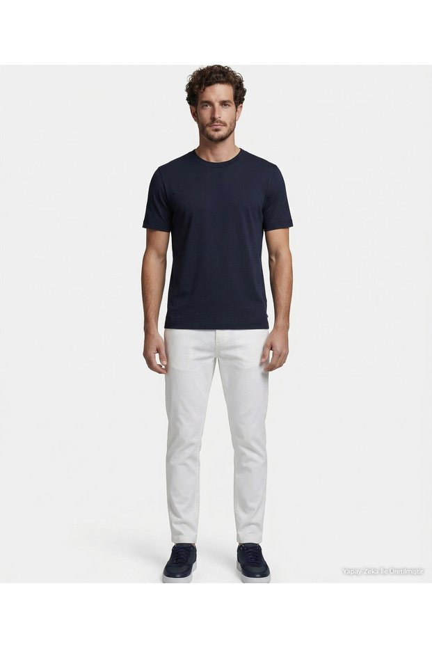 Regular Crew Neck Short Sleeve Sweater