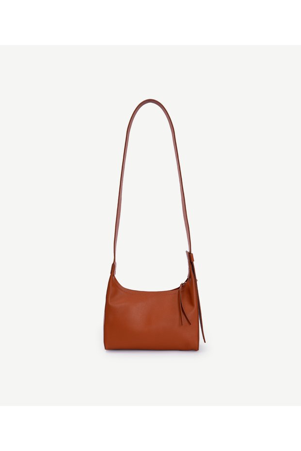 Leather Crossbody Bag with Adjustable Handle