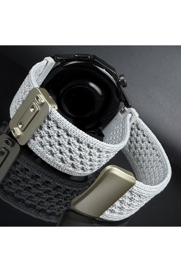 20mm watchband Grey 22/20mm Strap for Samsung Galaxy Watch 7 6 5 4 44mm 40mm 6Classic 47mm 43mm 5Pro