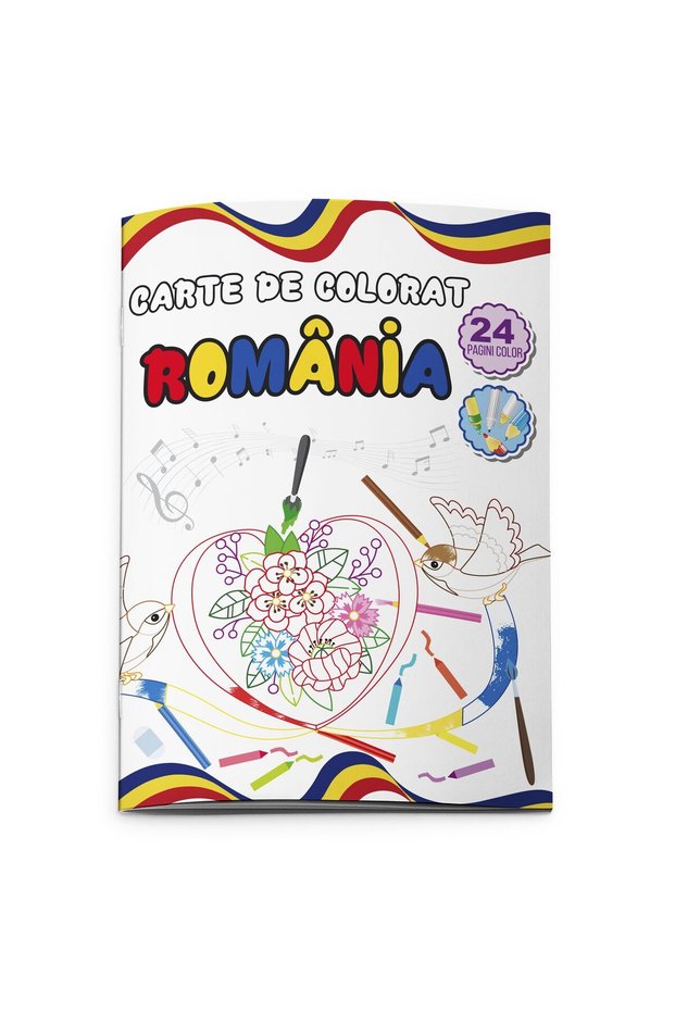 A4 coloring book - Romania