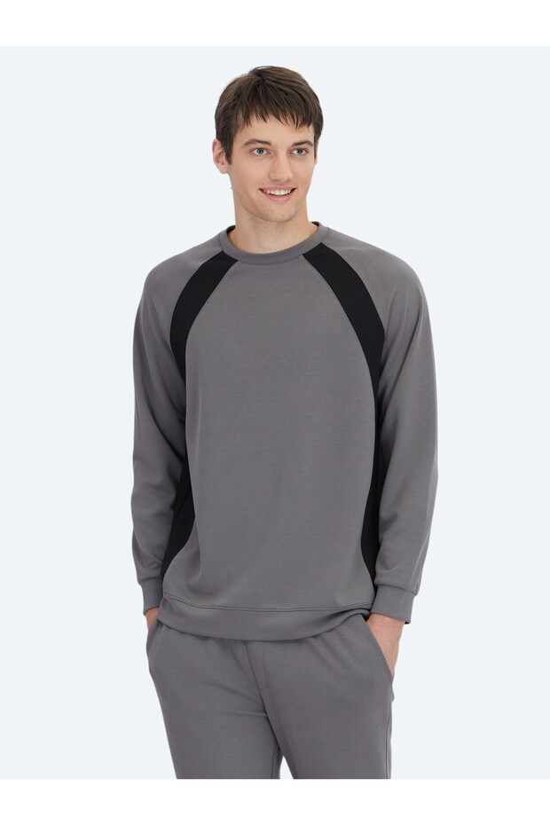 Anthracite Crew Neck Sweatshirt