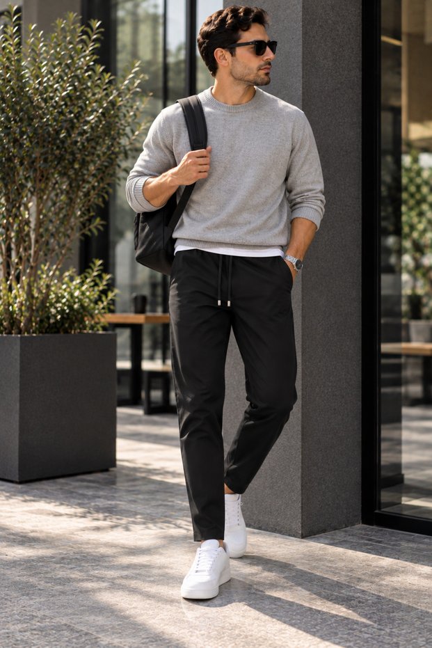 Premium Trousers with a Thin Summer Fabric