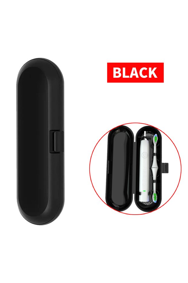 1pc black 1PC Electric Toothbrush Storage Box Electric Toothbrush Travel Case - Dustproof and Conve