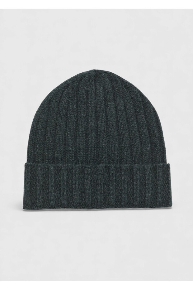 Dark Beige 100% Cashmere Hat
