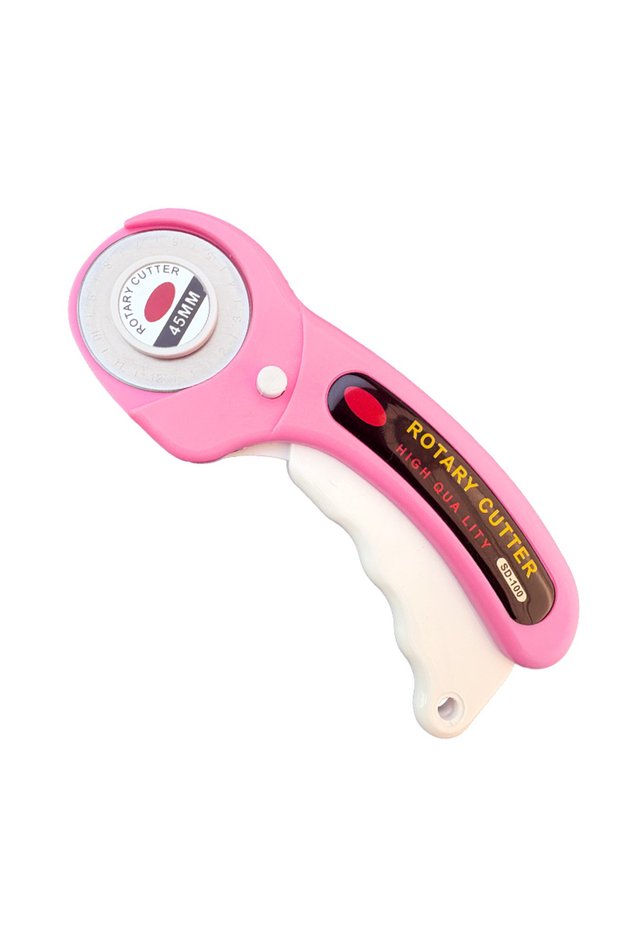 One piece of pink 45mm Pink Patchwork Rotary Cutter - Color Sewing Clip - Color Sewing Pen, Suitable