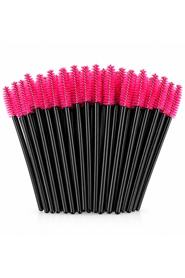 50 Pieces Disposable Eyelash Mascara Brushes Makeup Tool Kits