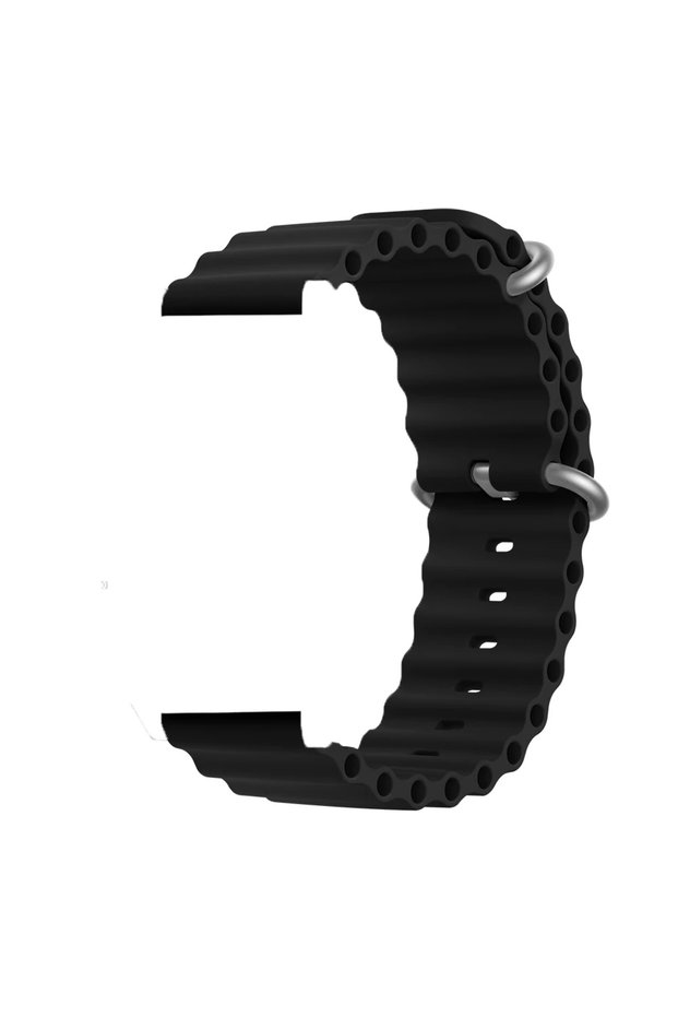 Realme Watch 5 Black Ocean Silicone Strap For Realme Watch 5 Band Sports Accessories Bracelet For Re