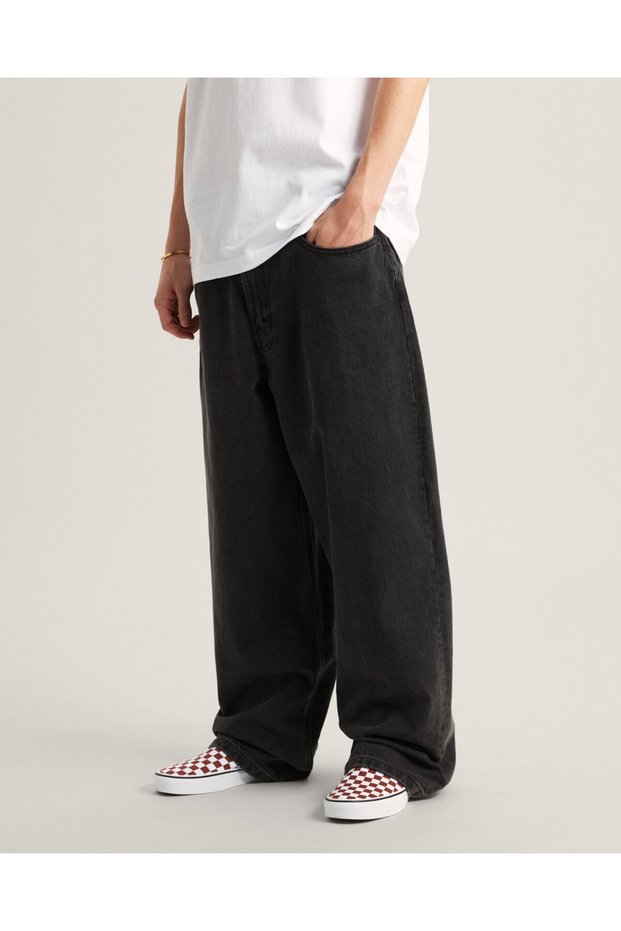 Check-5 Baggy Denim Pants