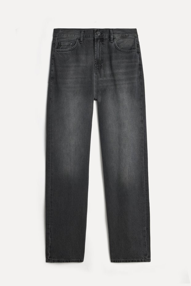Men's Anthracite Tapered Fit Jean Trousers
