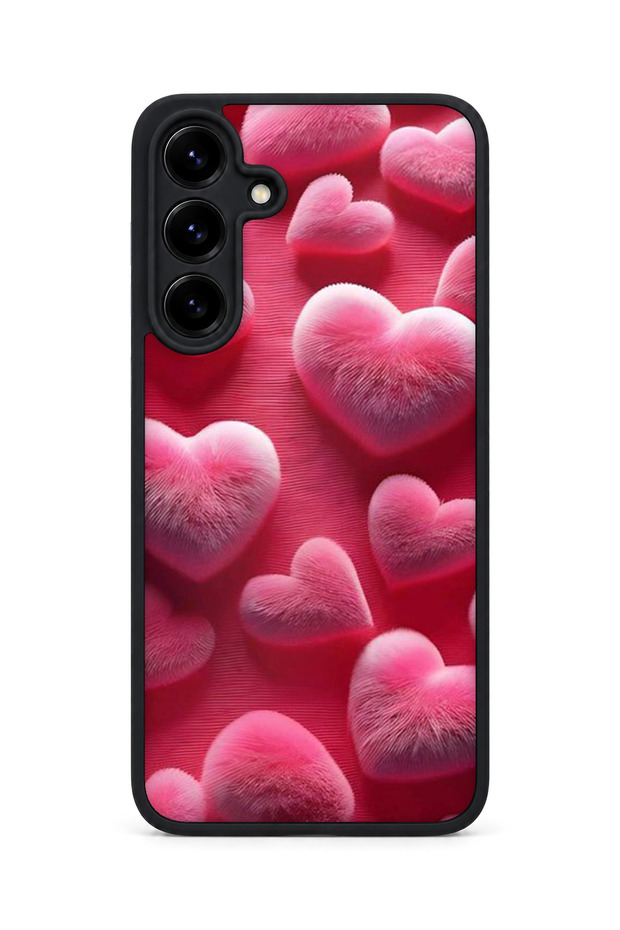 Samsung Galaxy S25 Plus Compatible Printed, Matte Black, Soft Silicone, Protective, Shock-Absorbing Cover, Case