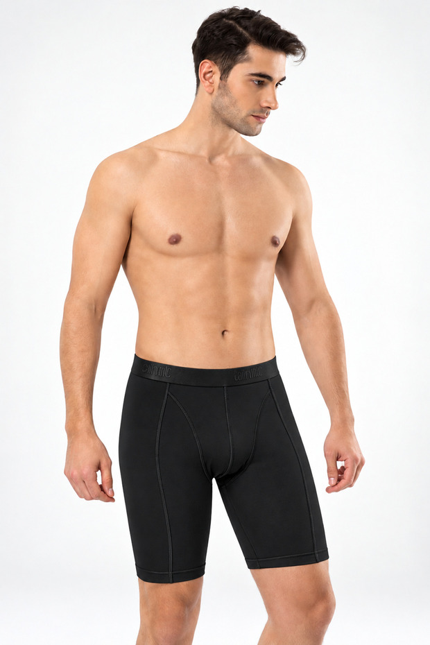 6 Pieces of Lycra Super Soft Long Men's Boxers 92% Cotton 8% Lycra