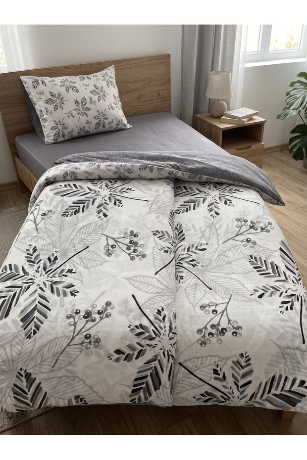 Single Duvet Cover - Burgundy - Plain
