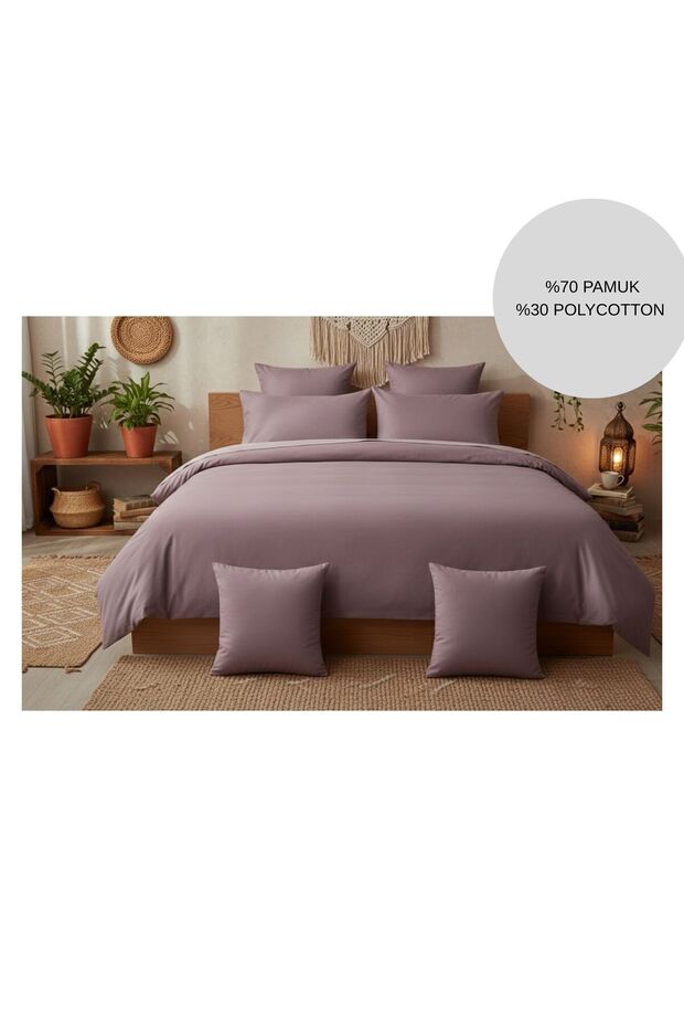 Extra Large Duvet Covers - Purple - Plain