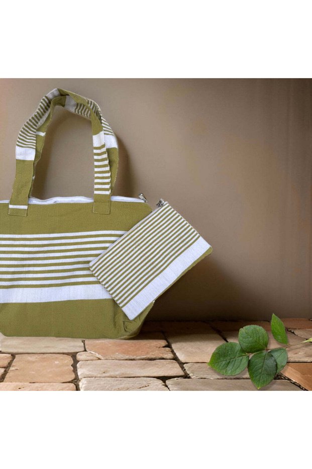 Surfside Beach Bag Set Nice - 1 beach bag and 1 accessories bag