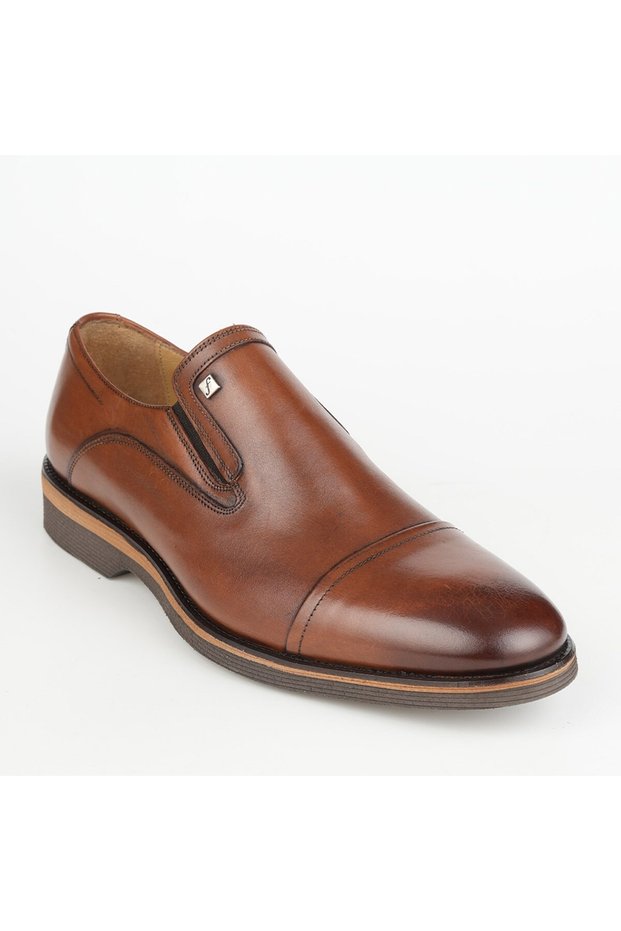 Genuine Leather Casual Men's Shoes Tan 2984 45