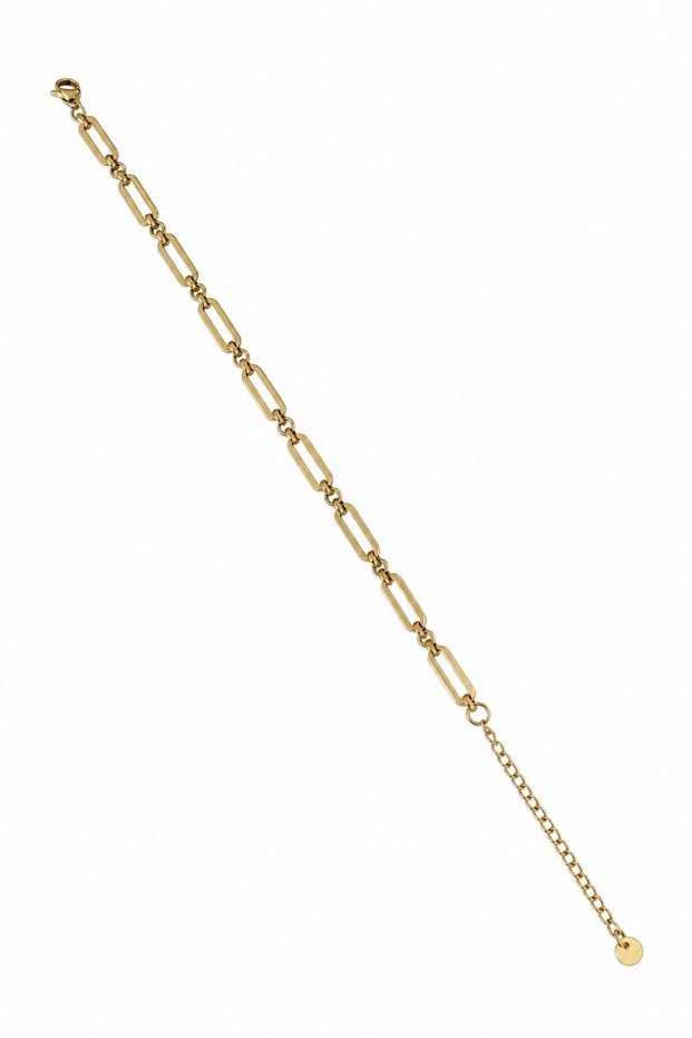 Steel Link Chain Bracelet (Gold)
