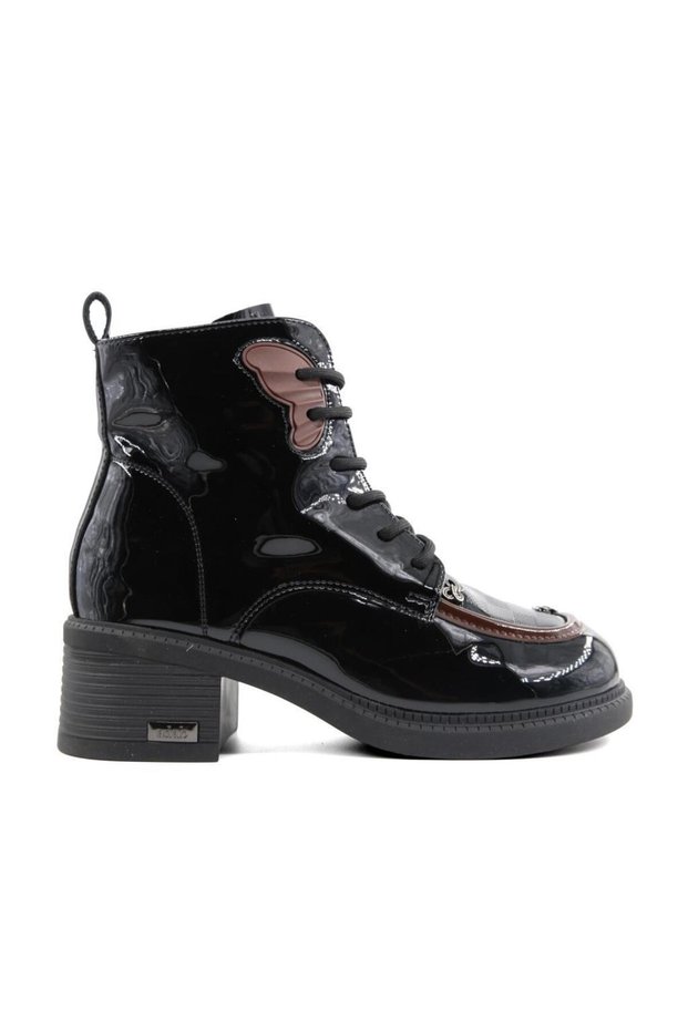26K405-6 Black Patent Leather Women's Boots