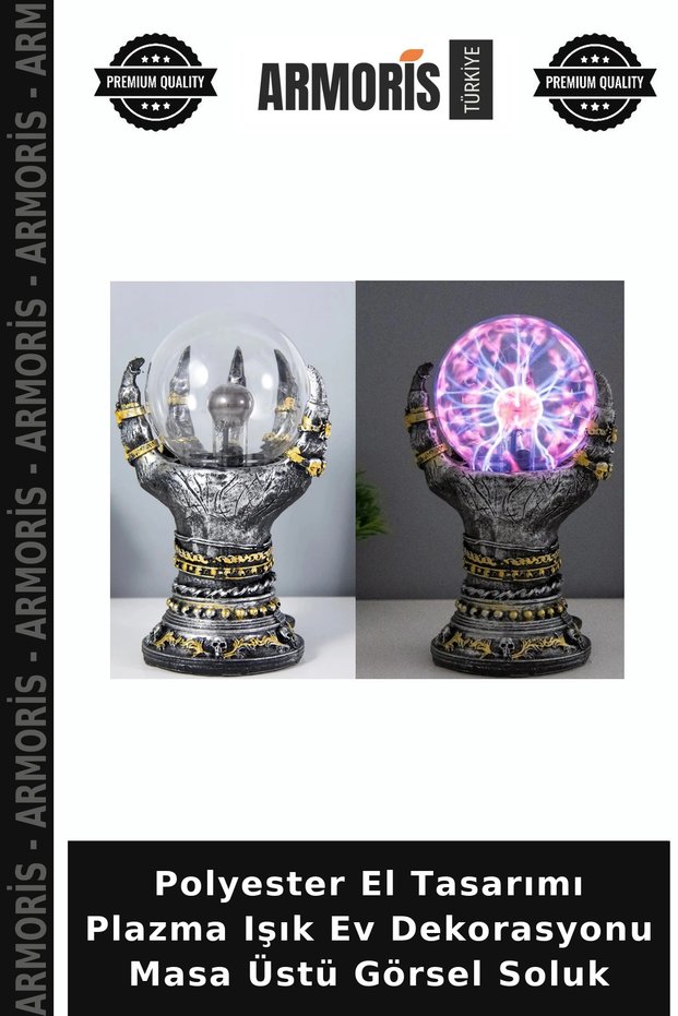 Polyester Hand Design Plasma Light Home Decoration Tabletop Visual Faded