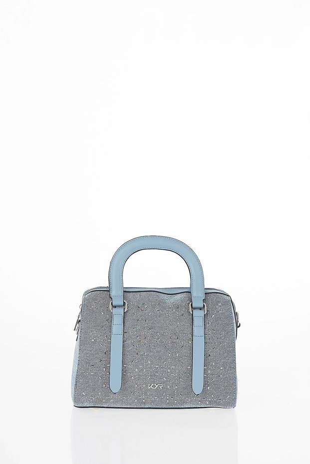 Denim Fabric Bag Blue