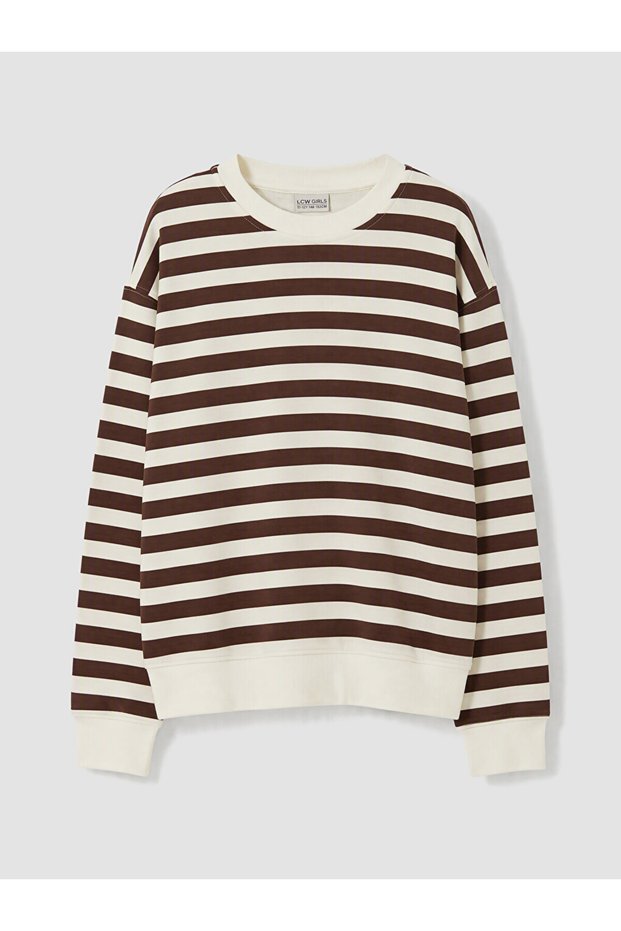 Esvab • Modern & Distinctive Striped Girls' Sweatshirt