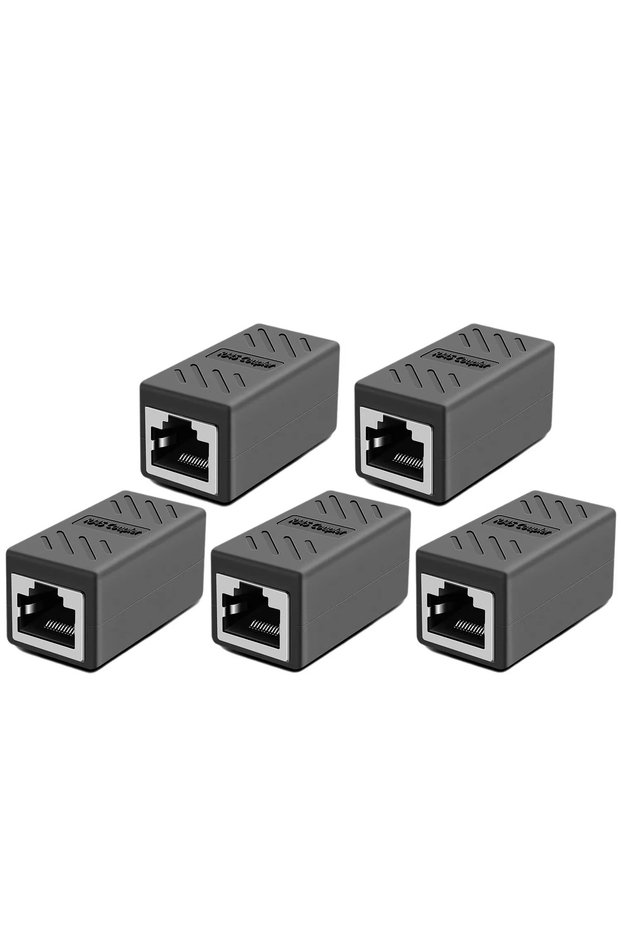RJ45 1IN1-5PCS 1/5/20/50Pcs RJ45 Coupler Ethernet Extender 1000Mbps LAN Connector Cat6/Cat5e Etherne