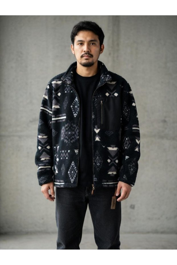 55925 Polar Black Cardigan